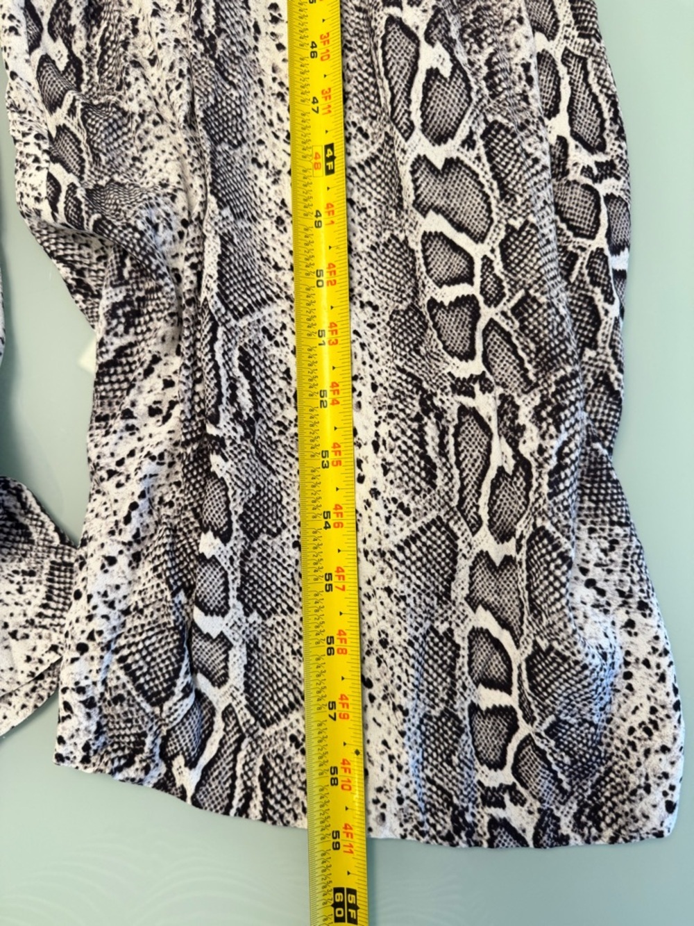 NWT Love&Legend (Addition Elle) Snakeskin Halter Wide-Leg Jumpsuit - 24 Plus - Picture 5 of 7
